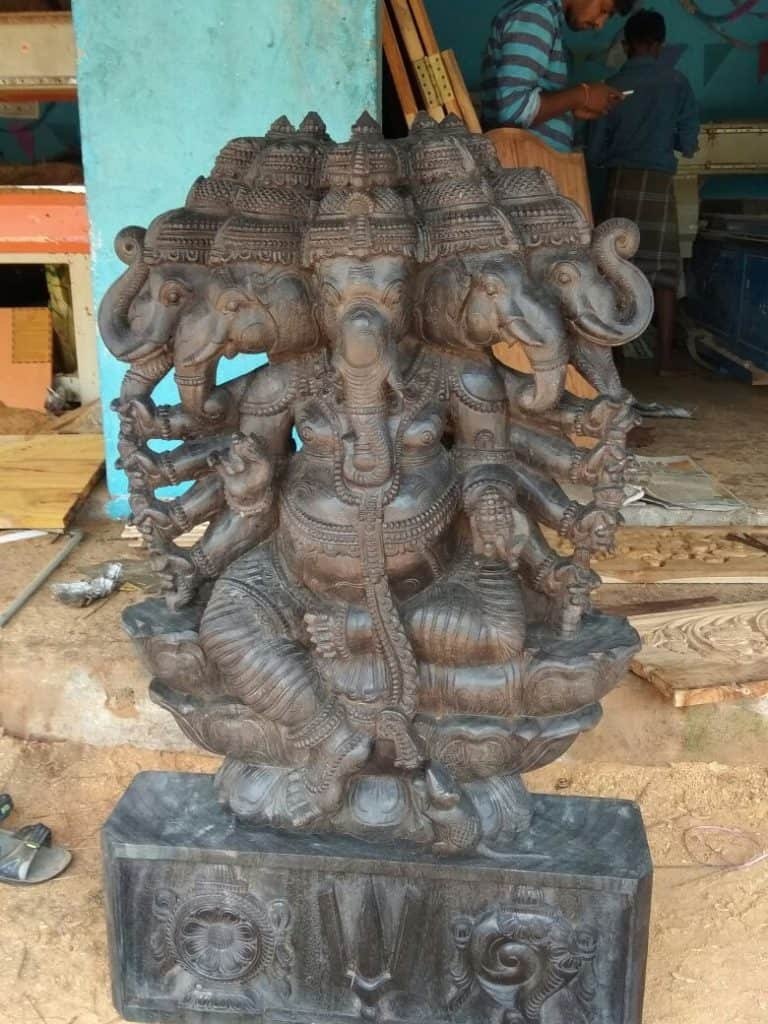 IS23 IS01 Wooden God Ganesh Statues Religious Hindu Vastu Buddha idol Goddess Hanuman Idol Marble Brass Idols